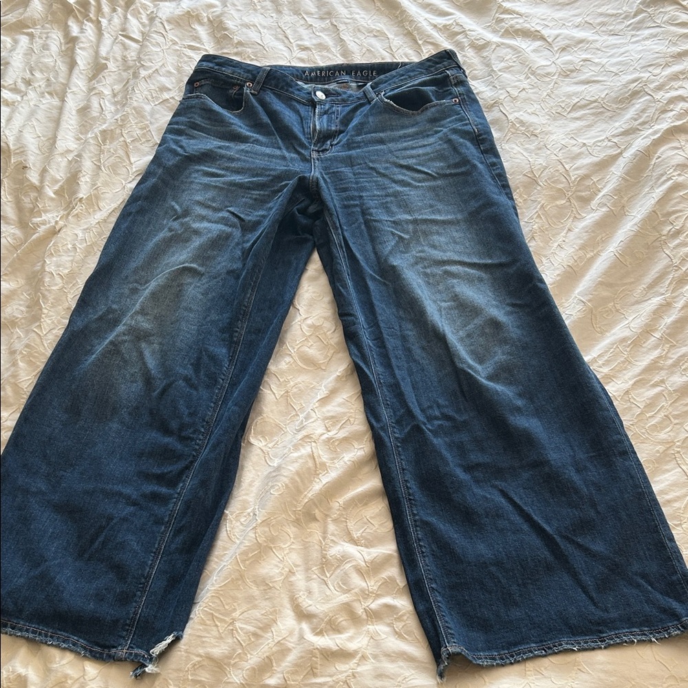 American Eagle Dark Blue Flare Jeans